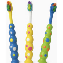 3 Pack Kids Toothbrush Set Medium Bristles Gentle On Gums | Easy Grip Handles for Confident Brushing | Bright Colours Encourage Healthy Habits | Stro