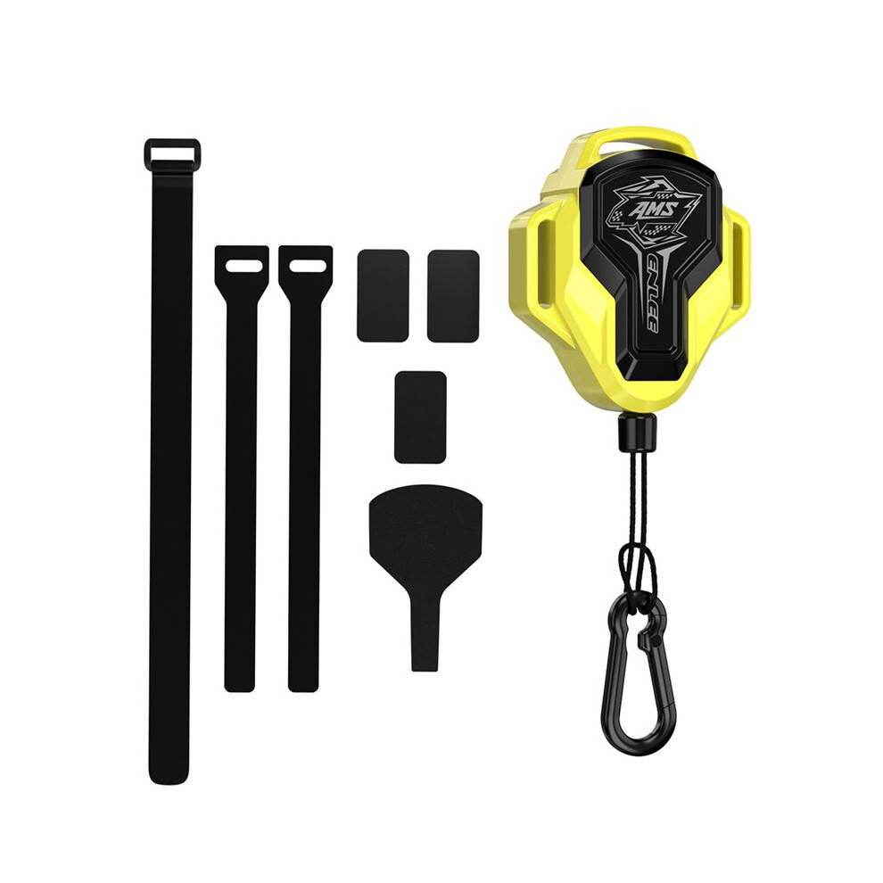 Enlee Retractable Bicycle Traction Rope Pull Rope With Hook Bicycle Strong Tension Safety Mtb Trailer Rope Yellow 6031540422544