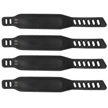 4 Pairs Exercise Bike Pedal Straps Widened Bicycle Pedal Straps for Exercise Bike Stationary Cycle Home or Gym