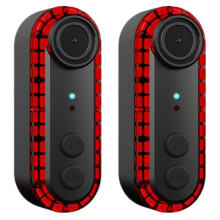 2X Bike Tail Light with Recorder Camera 1080P HD 150 Degree Viewing Phone Interconnection Water Proof Rear View Camera