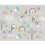 (Medium (3m X 2.4m)) Dancing Zebras - Grey 2
