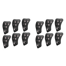 12X Clicker per Arbitro di Baseball A 4 Ruote - Indicatore per Arbitro - Pratico Contatore di Baseball per La Registrazione Delle Uscite del