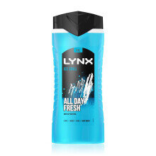 Lynx Shower Gel 12H Refreshing Fragrance w/ 100% Moisturisers 500ml, 1, 3 or 6pk[Buy 1 -Ice Chill]