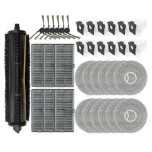 Compatible for Mova P50 Pro Ultra Replacement Main Side Brush HEPA Filter Mop Pad Dust Bag Spare Part Accessories