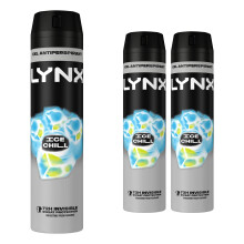 (Buy 3) Lynx XXL Ice Chill 72H Sweat Protection Anti-Perspirant Deodorant 250ml