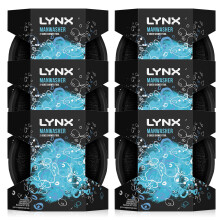 (Buy 6) Lynx Manwasher 2-Sided Shower Tool With Two Scrubbing Option For A Better Clean