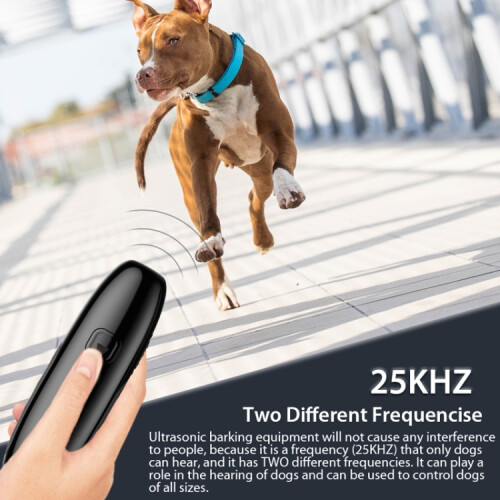Ultrasonic Trainer Barking Device Handheld Portable Driving Artifact(Black) 2
