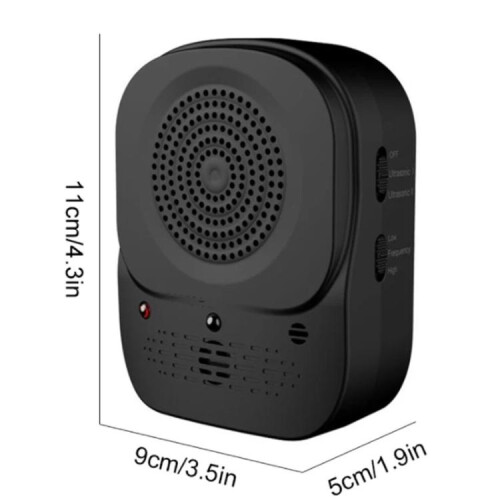 Outdoor Ultrasonic Automatic Detection Dog Training and Barking Stopper(Black) 1