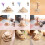 Solid Wood Turntable Cat Toys Durable Funny Cat Stick Scratcher, Specification: Double-layer Small 2