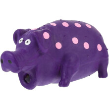 Quietschspielzeug in Schweinchenform aus Latex für Welpen zur Zahnreinigung