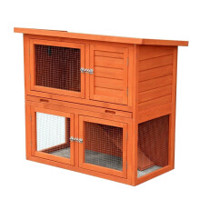 Little Friends Pent Hutch 2 Tier Medium Rabbit Guinea Pig Hutch 3ft 5" (104cm)
