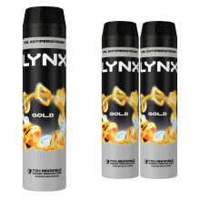 (Buy 3) Lynx XXL Gold 72H Sweat Protection Anti-Perspirant Deodorant 250ml
