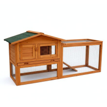 Little Friends Apex Hutch with Play Pen Rabbit Guinea Pig Hutch 5ft 1" (155cm)