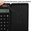 Solar Calculator Handwriting Board Learning Office Portable Folding LCD Writing Board(Black) 4