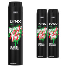 (Buy 3) Lynx XXL Africa 48-Hour High Definition Fragrance Body Spray Deodorant, 250ml