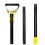 Garden Hoe Tool  Stirrup Loop Weeding Tool Triangle  Weeding Hoe with Long Handle Ergonomic for Garden 1.2m 1