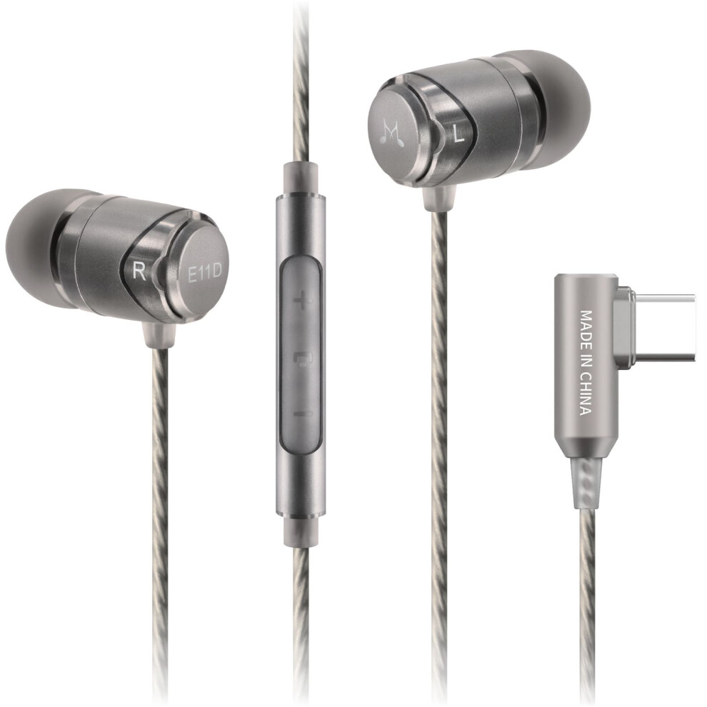 (Silver) Soundmagic E11d - In Ear Isolating Usb-C Earphones With Integrated Dac Silver 6949379002632
