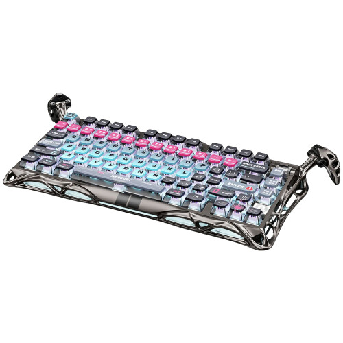 (Cyberpunk) GravaStar Mercury V75 Pro - Hall Effect Magnetic Switch Wired Gaming Keyboard