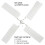 Replacement Sails for Garden Windmill. Ref: GIANT with WHITE centre. Genuine Windmill-Blades/Fling Promotions. Only replace your sails with same 2