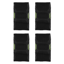 4X Ademend Basketbal Voetbal Sport Kniebeschermer Hoge Elastische Volleybal Kniebeschermers Brace Training Kniesteun Bescherm M