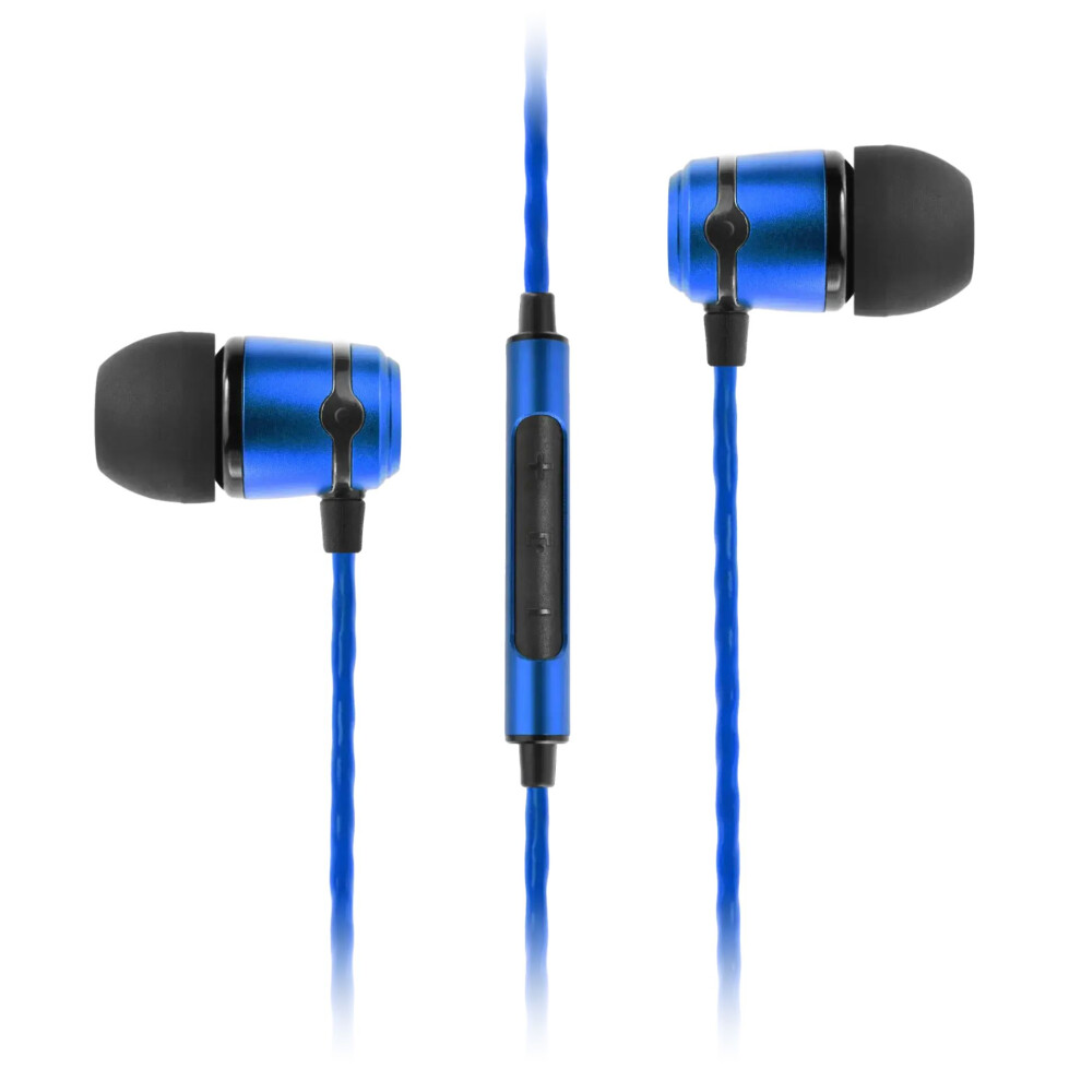 Soundmagic E50c In Ear Isolating Earphones With Mic - Blue P000661 - Image 3