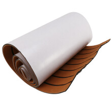 Pianka Teak Decking Pianka EVA Marine Flooring Faux Boat Decking Sheet Akcesoria Marine BrąZowy Czarny 450X2400X6Mm
