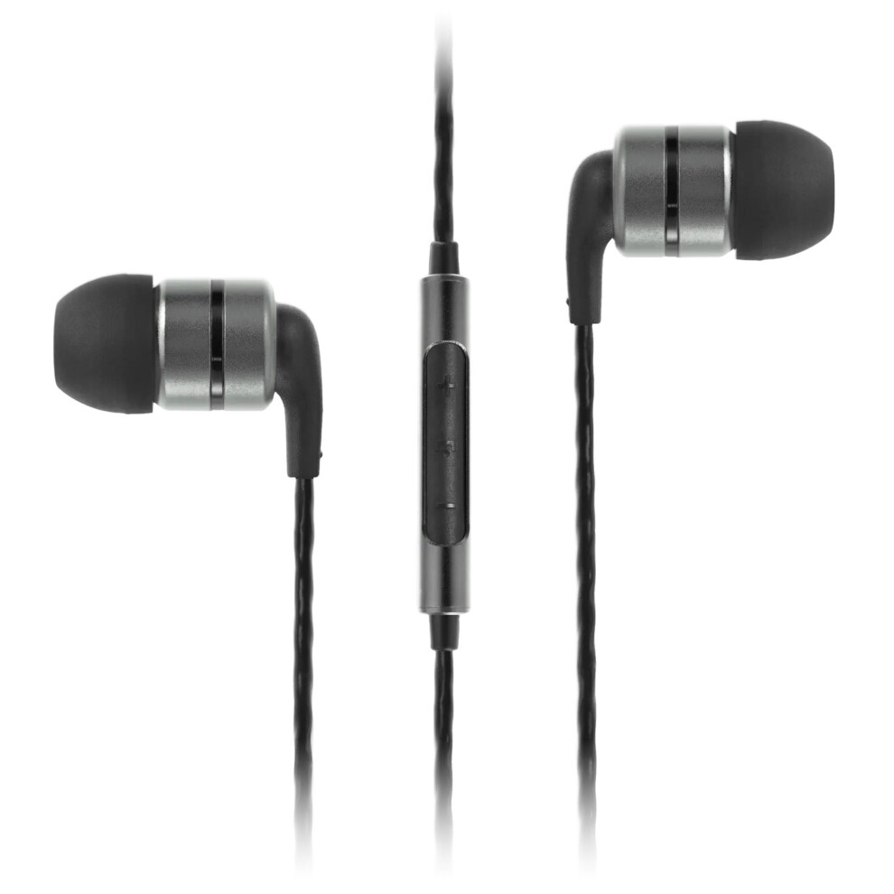 (Silver) Soundmagic E80c - In Ear Isolating Earphones With Mic Silver 6949379002571