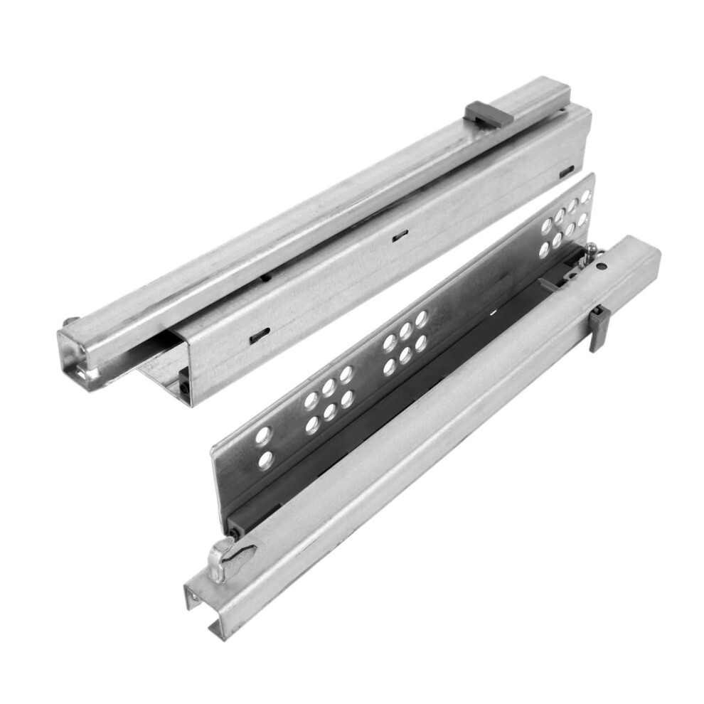 10 Inch Soft Close Heavy Duty Ball Bearing Drawer Slides, Smooth Silent Glide Adjustable Rails 9330225543428