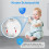Double Plug for Socket, Power Strip with USB 2-Way Socket Adapter (4000 W 16 A) with 2 USB A and 2 USB C EU Plug 4