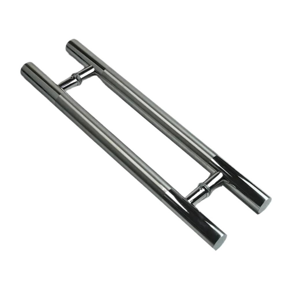 Round Glass Door Handle Set Stainless Steel Pulls 300X180 CorrosionâResistant Modern Bathroom 9330225543541