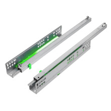 Heavy Duty Full Extension Drawer Slides 3 Section Ball Bearing Soft Close for Kitchen Cabinets