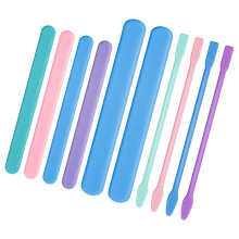 10Pcs Multipurpose Silicone Stir Sticks For Creative Projects