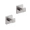 2 Pack Brushed Nickel Bathroom Towel Hooks, Rustproof Stainless Steel Wall Hooks for SpaceSaving Organization 1