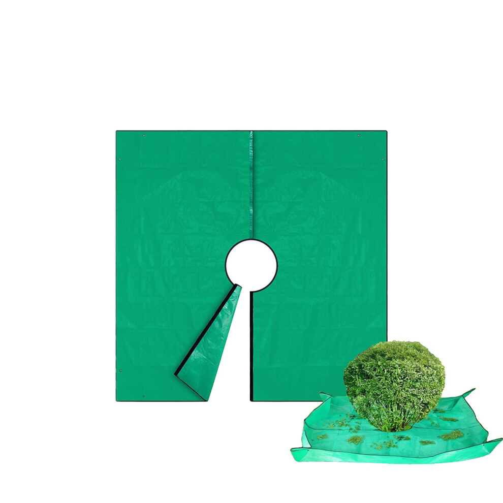Garden Pruning Tarp 39X39in Waterproof Shrub Trimming Mat With Corner Buckles Uv Resistant 9045646573847