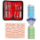 Complete Student Suture Practice Kit with Silicone Pad & Tools for Medical Training MSPHX 1