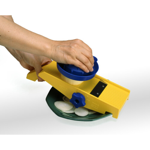 TNS 2000 vegetable slicer Lime-Blue 1