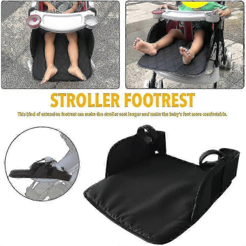 3-Gear Adjustable Stroller Footrest Extension for Baby Leg Support MSPHX 2