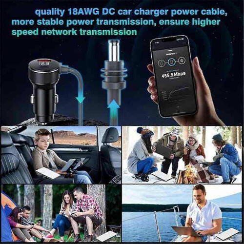 For Starlink Mini Power Cable 12V-24V Cigarette Lighter Adapter 5m MSPHX 2