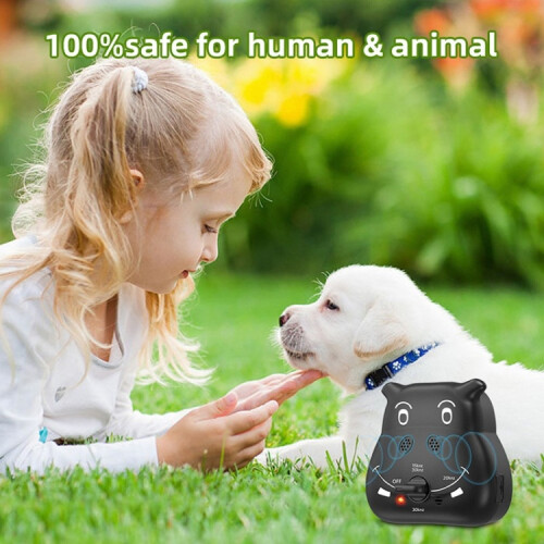 K8 Ultrasonic Bark Stopper Dog Training Device(Black) 1
