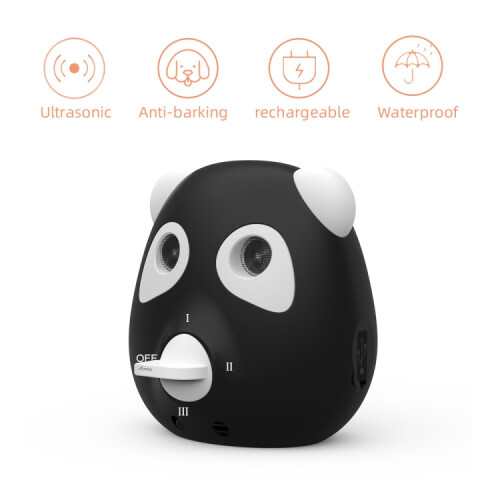 Outdoor Powerful Ultrasonic Bark Stopper Dog Training Device(Black) 1