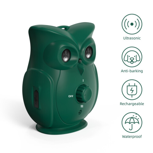 Dual Ultrasonic Bark Stopper Dog Training Device(Green) 2