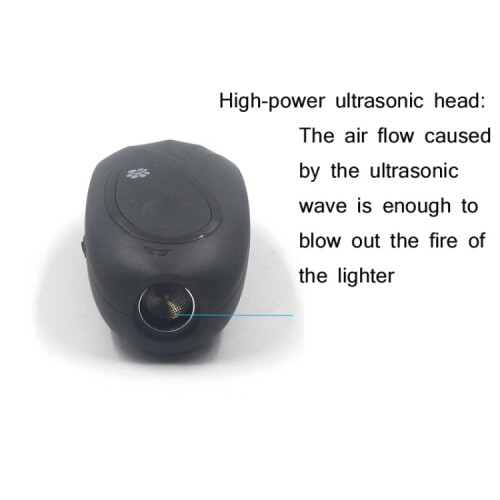 Portable Dog Repeller Adjustable Frequency Ultrasonic Dog Training Device(Gray) 2