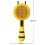 Bee Pet Comb Katzenhaarentfernungs-Massage-Nadelbürste (Gelb) 2