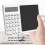 Office Calculator LCD Handwriting Board With Stand(White) 4