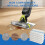 One Time Use Pad Layer Structure Efficient Cleaning Debris Hair 3