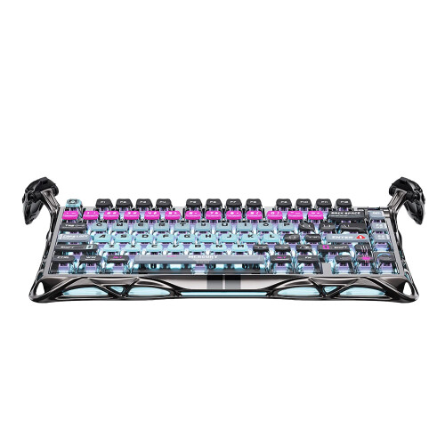 (Cyberpunk) GravaStar Mercury V75 Pro - Hall Effect Magnetic Switch Wired Gaming Keyboard 1