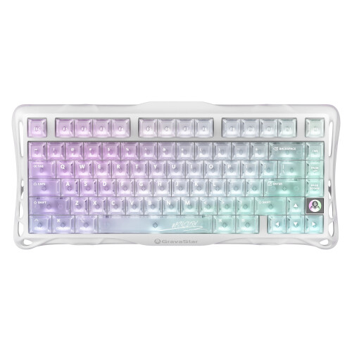 (Crystal Aurora) GravaStar Mercury K1 Lite - Wireless Gaming Keyboard 2