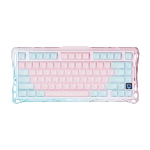 (Lumen Rose) GravaStar Mercury K1 Lite - Wireless Gaming Keyboard 1
