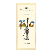 Comptoir du Cacao Ghana 44% Milchschokolade Tafel 80g