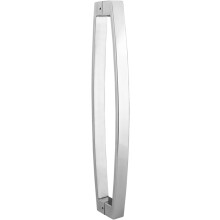 Stainless Steel Barn Door Handle RustProof Modern Front Door Pull Handle for Indoor Outdoor Use Silver